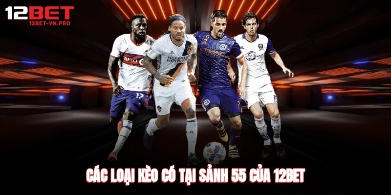 Các loại kèo có tại sảnh 55 của 12bet