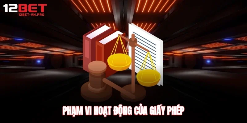 Phạm vi hoạt động của giấy phép